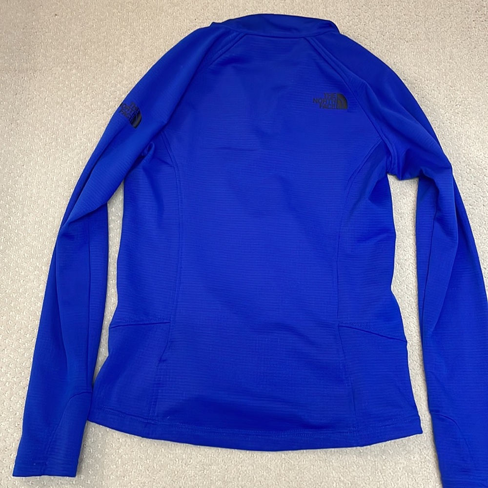 north face royal blue quarter zip jacket - Picture 4 of 4